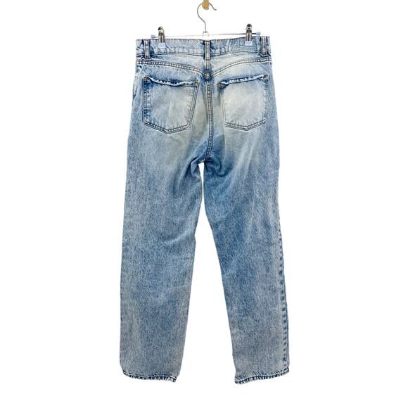 Revice Size 27 Blue Ripped Straight Leg Jeans - Picture 5 of 5